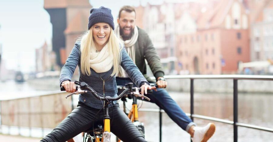 Gdansk: City Highlights Guided Private Bike Tour - Getting set up at Złota Brama (Golden Gate)