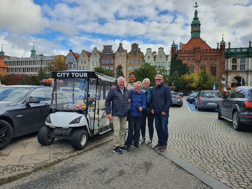 Gdansk: City Sightseeing Tour by Golf Cart/Buggy Guided Tour - Pickup location and the route flow from Śródmieście to Neptune’s Fountain