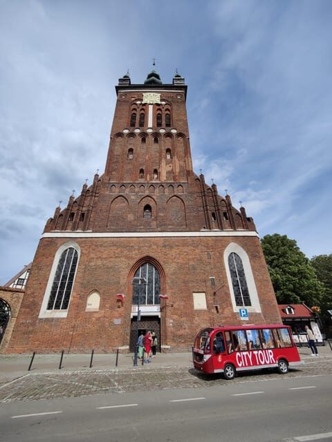 Gdansk: City Sightseeing Tour Eco Electric Buggy Golf Cart ! - The Crane, Ship Soldek, and Amber Sky: the shipyard area focus