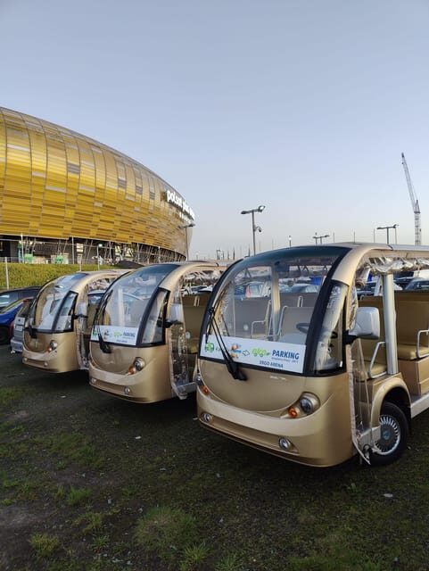 Gdansk: City Sightseeing Tour Eco Electric Buggy Golf Cart ! - Culture and civic landmarks: Philharmonic, Post Office, and Market Hall