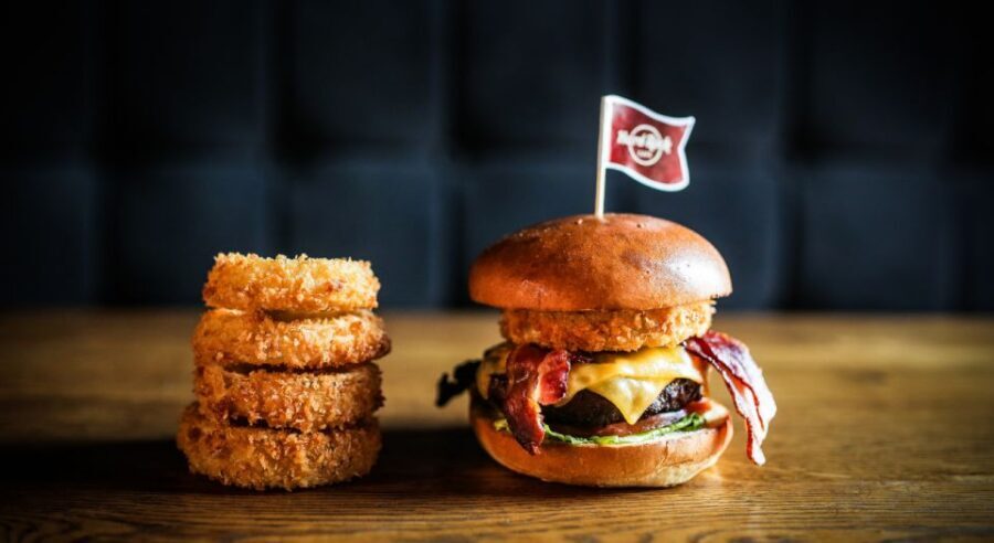 Gdansk: Legendary Burger and Zywiec Beer at Hard Rock Cafe - Hard Rock Cafe Gdańsk: A meal inside a wall of music