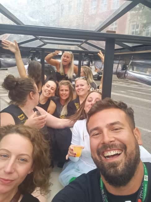 Gdansk: PartyBus in BuggyBus & Alcohol Included & Top Fun - Price and group value: $401 per group up to 13