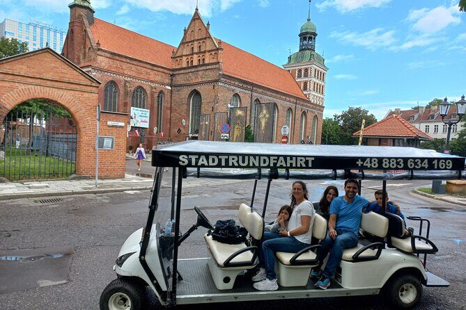 Gdansk: Private City Sightseeing Tour by Buggy/Cart LIVE GUIDED - Your 1.5-hour route, explained step by step