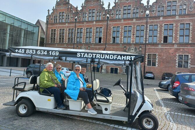 Gdansk: Private City Sightseeing Tour by Buggy/Cart LIVE GUIDED - Pickup, timing, and what to expect on the vehicle