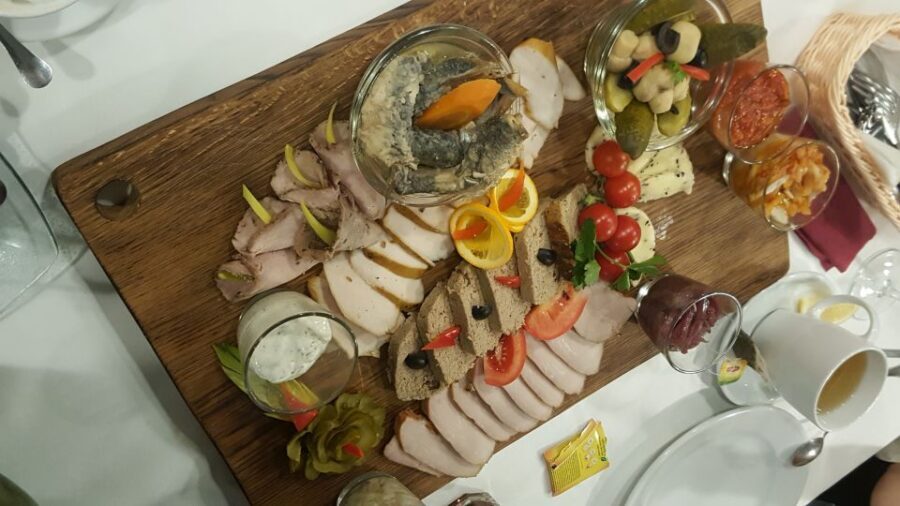 Gdansk: Private Vodka Tasting Tour - The 4-hour experience: soup, a two-course meal, and 10 shots