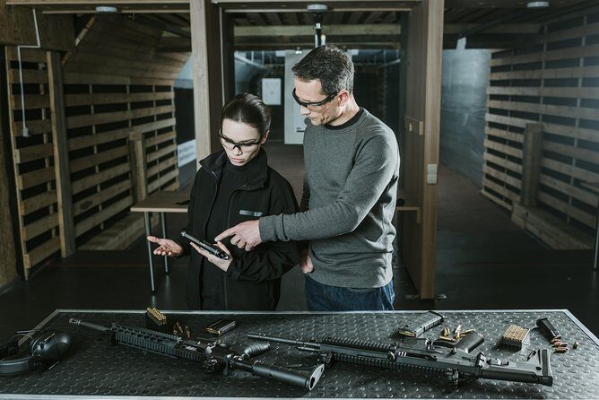 Gun Shooting Experience with Hotel Transfers Gdansk - What You Actually Shoot: AK-47, Glock, Mossberg, and more