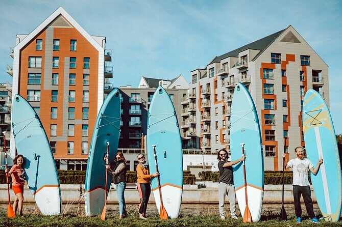 SUP Private Tour in Motlawa River - Private SUP on the Motława River: the real payoff